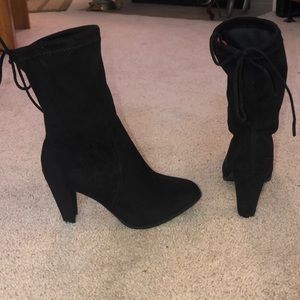 **WORN ONCE** Black Ankle Booties size 9